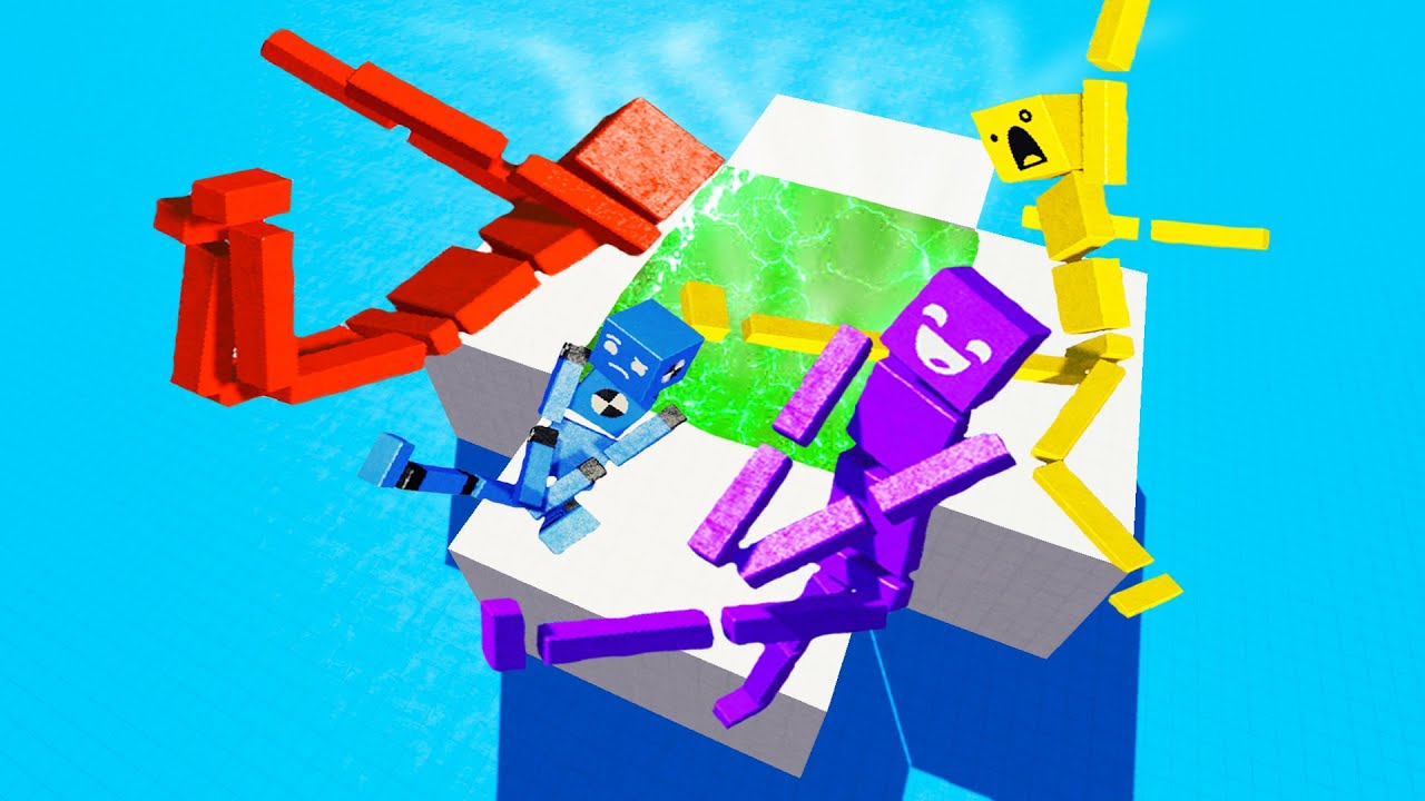 Гемплей, Подборка, Регдоллы, Падения, Лазеры, Пушки, Бомбы / Fun With Ragdolls 20vol.