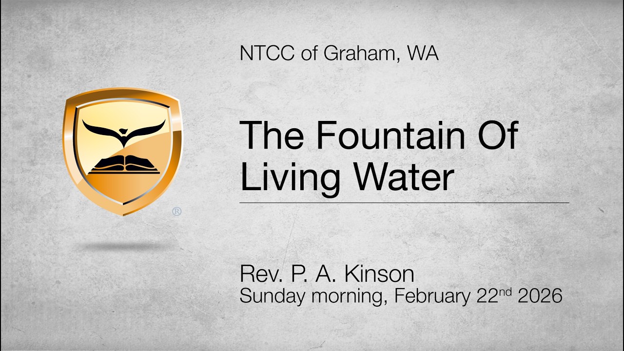 The Fountain Of Living Water | John 7:25-39 | Pastor P. A. Kinson
