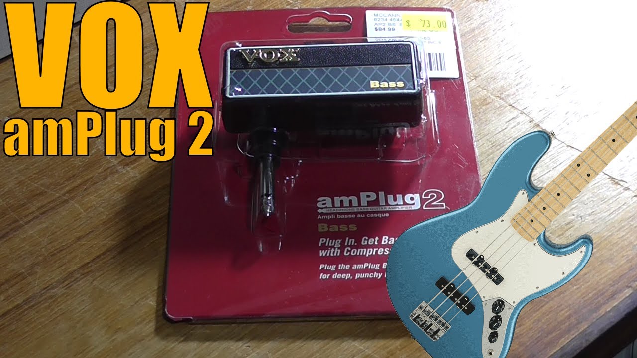 ОБЗОР усилителя для наушников VOX amPlug 2 Bass
