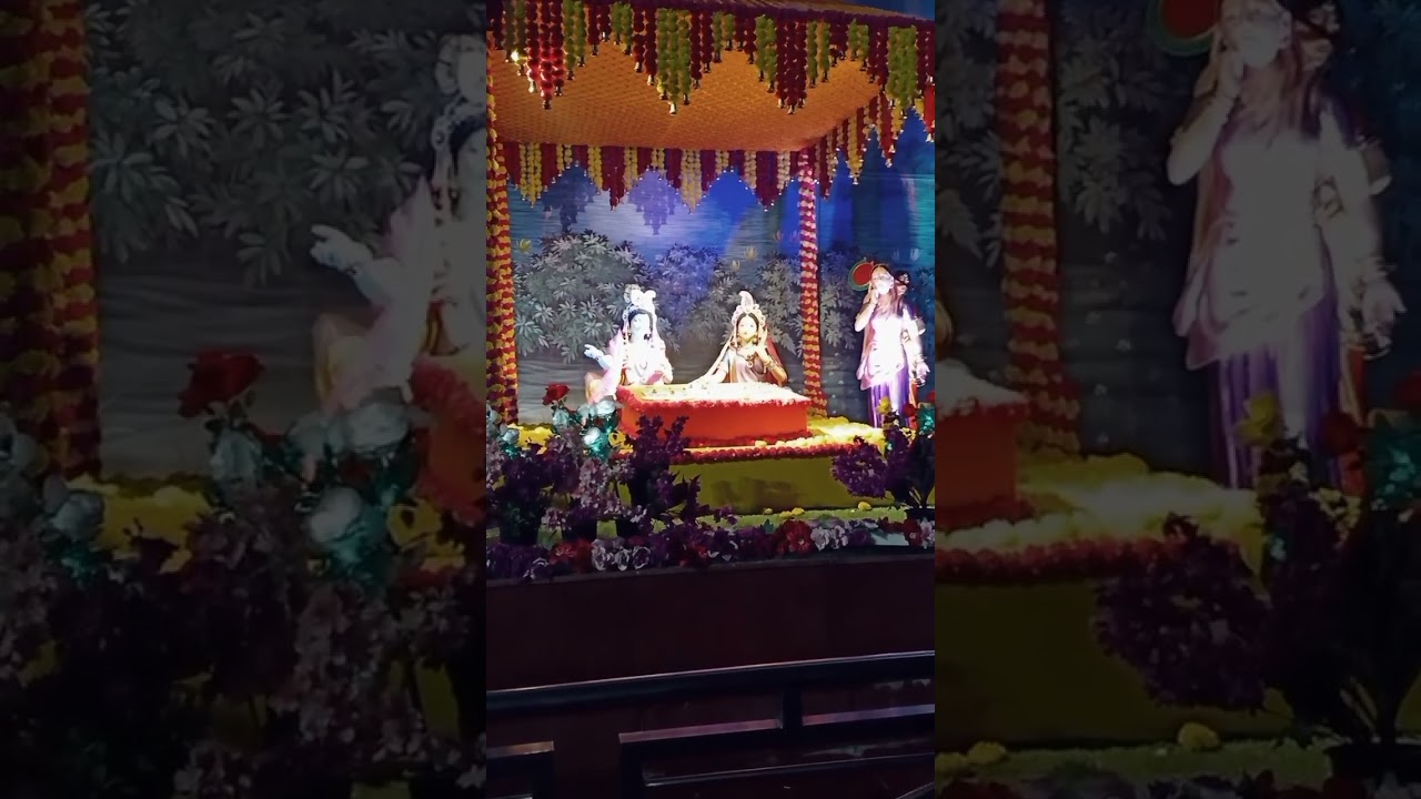 mai too aye vrindavan dham kishore tera charno mai #radhakrishna #shorts