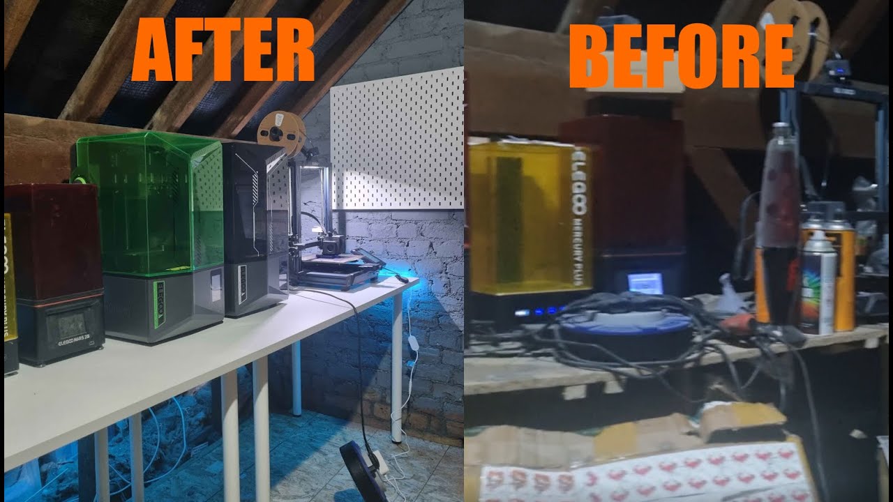 Я модернизировал свою ужасную комнату для 3D-печати!