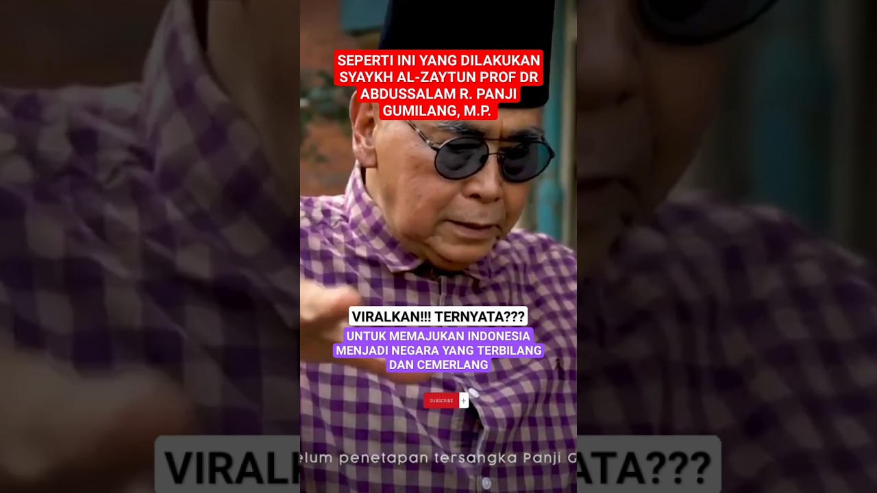VIRALKAN!!! Ternyata yang di lakukan Syaykh Al-Zaytun untuk Indonesia Maju Go Internasional #shorts