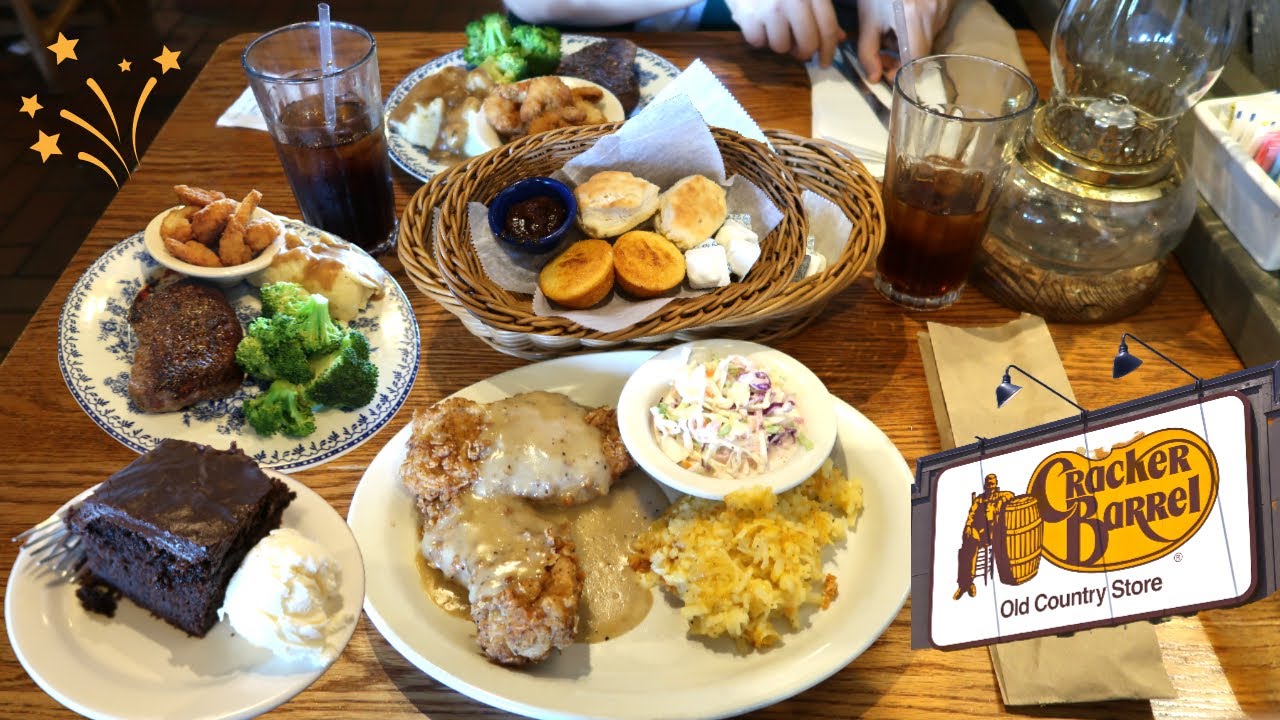 First Time at CRACKER BARREL Trying Their Famous Coca-Cola Cake