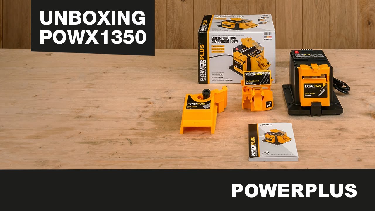 POWERPLUS - Unboxing the POWX1350 multi-function sharpener