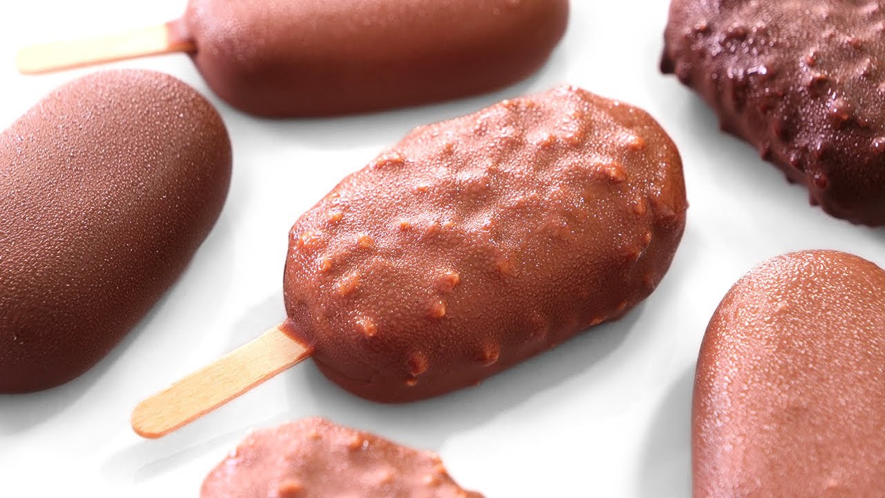 Helado MAGNUM casero y muy Fácil y Delicioso | Hecho sin Máquina Heladera