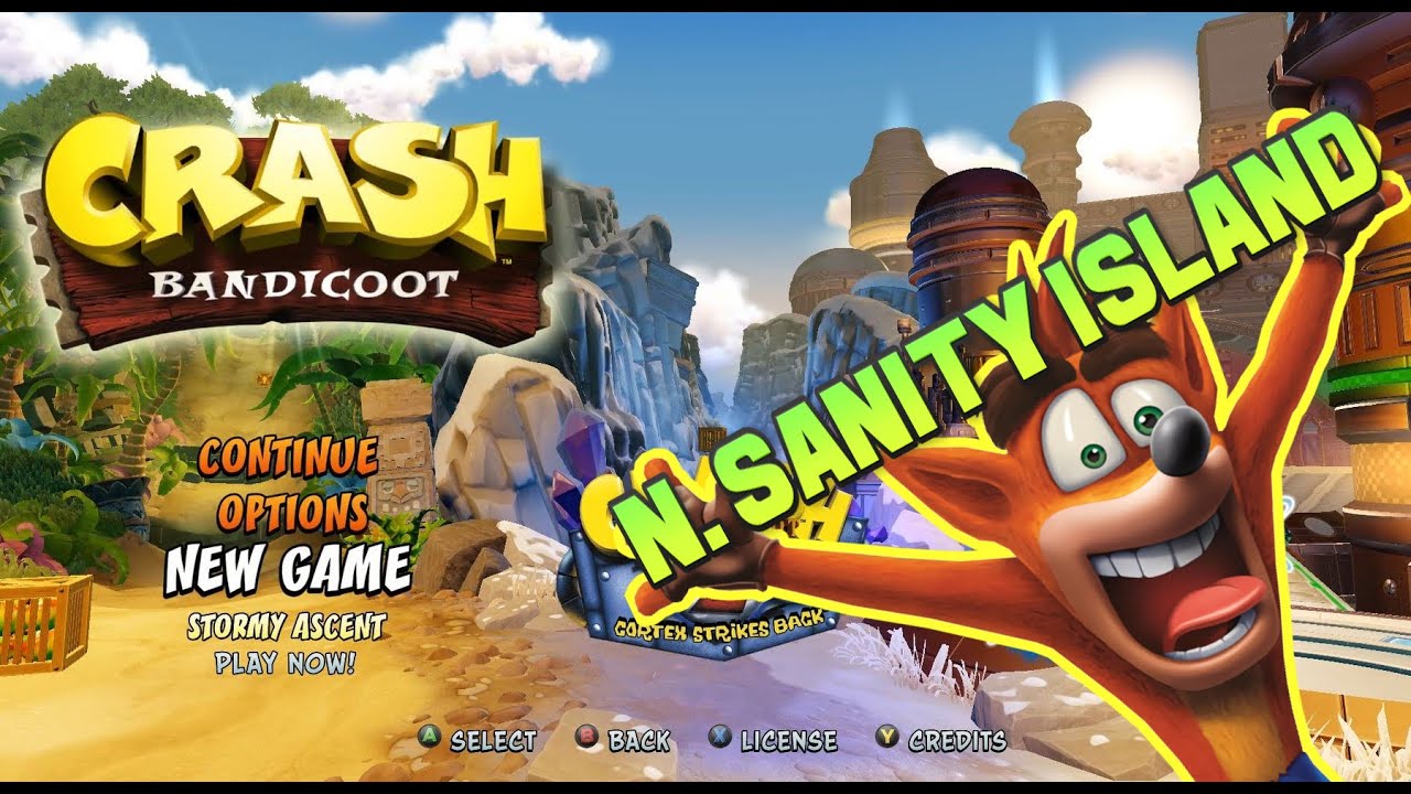 Crash Bandicoot N. Sane Trilogy : Gameplay #1 - (N. Sanity Island)