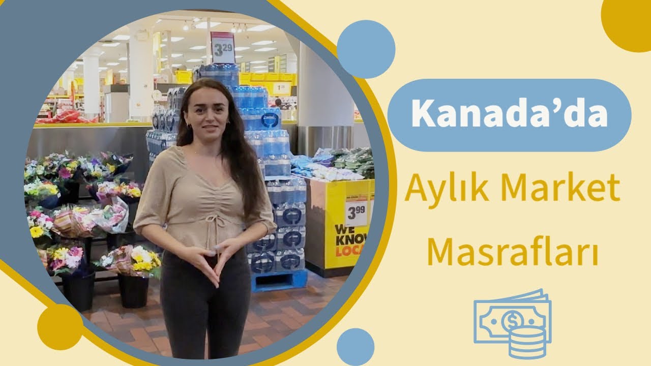 Kanada'da Market Alışverişi: Aylık Market Giderlerimiz