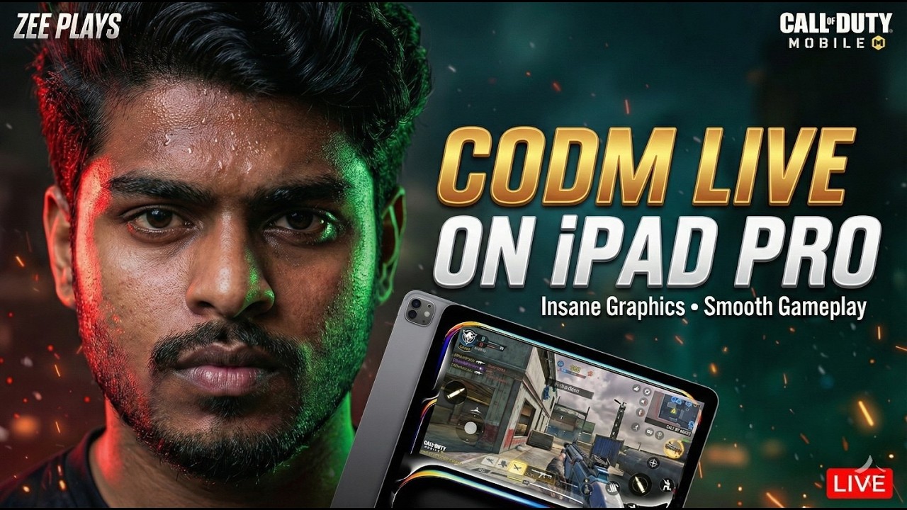 🔴 CODM LIVE on iPad Pro 13” M5 | MP Ranked Push | Tamil + English