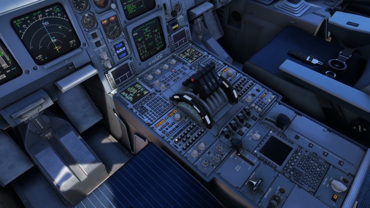 [MSFS24] A340 landing Santiago