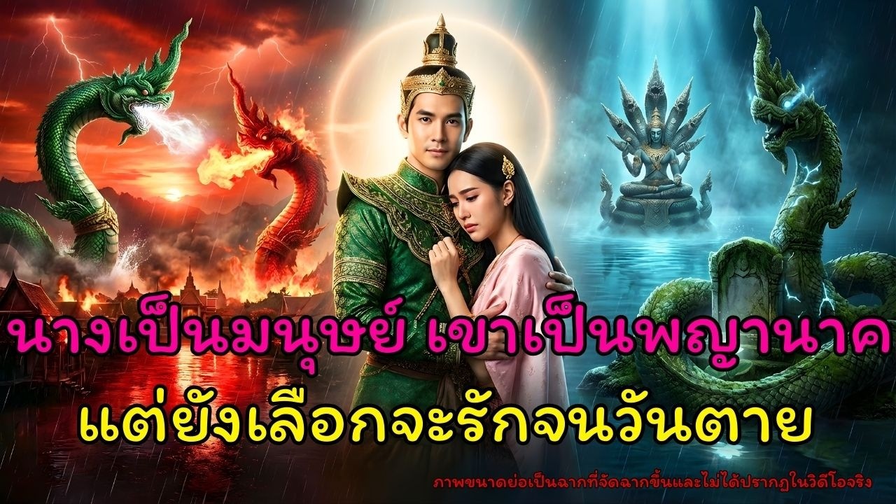 เจ้าชายนาคากับหญิงมนุษย์ –เมื่อความรักต้องจมลึกใต้สะดือมังกร #พญานาค #เรื่องเล่า #พญานาค #เรื่องเล่า