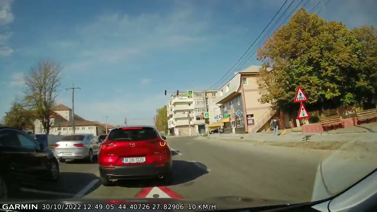 DRIVE #2177: Streets of Fetești (Romania) (timelapse 4x) *Read Description*