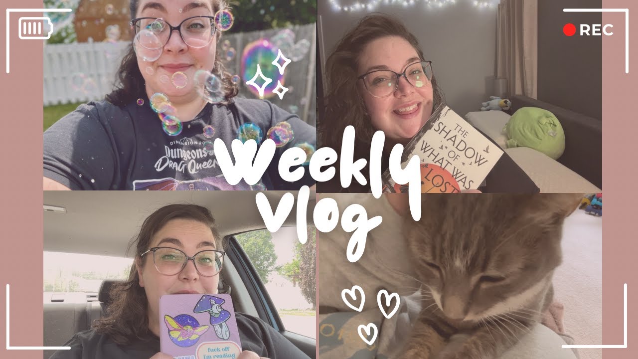 👀 MY FIRST VLOG!! - reading, chaos, and technical difficulties 🌿
