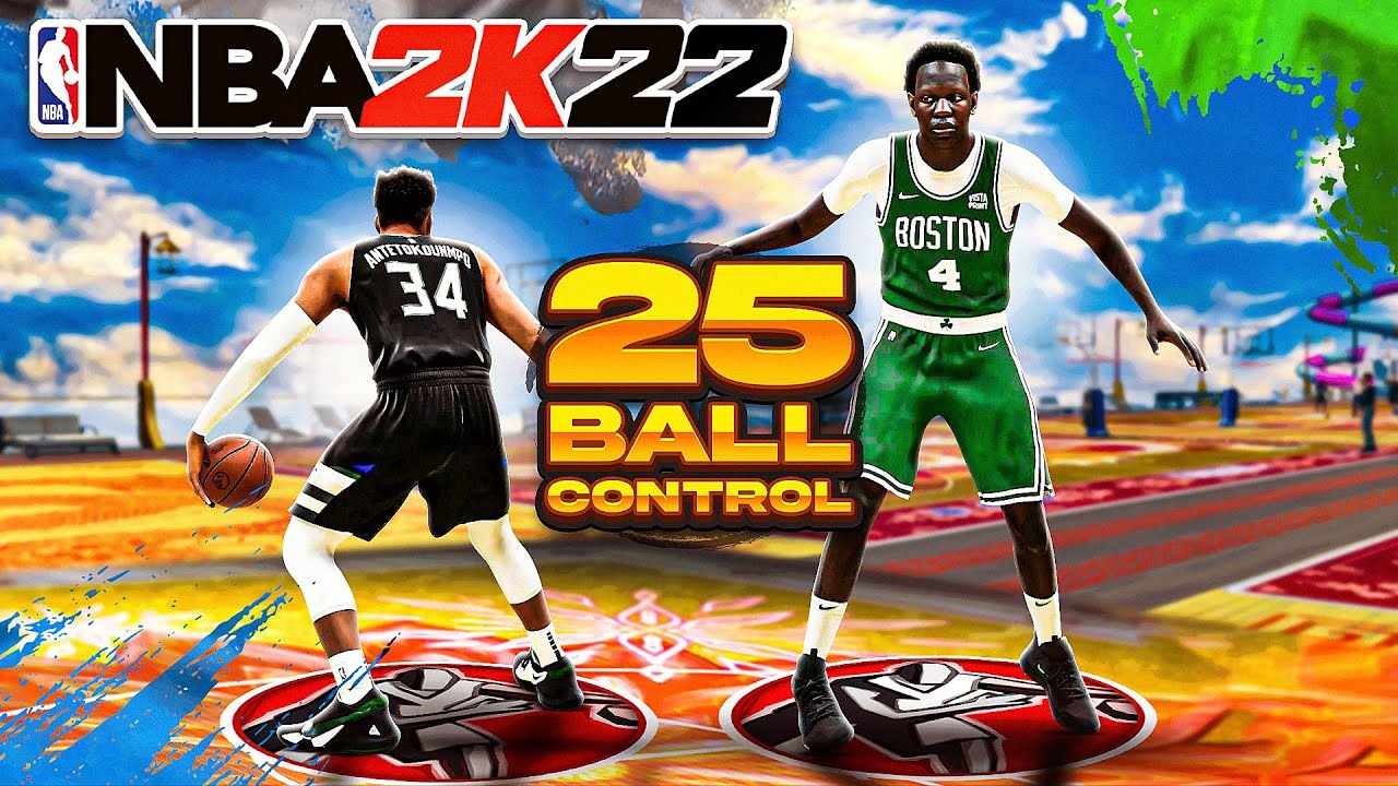 The POWER of a 25 BALL CONTROL in NBA 2K22 | HOW TO DRIBBLE WITH A LOW BALL HANDLE