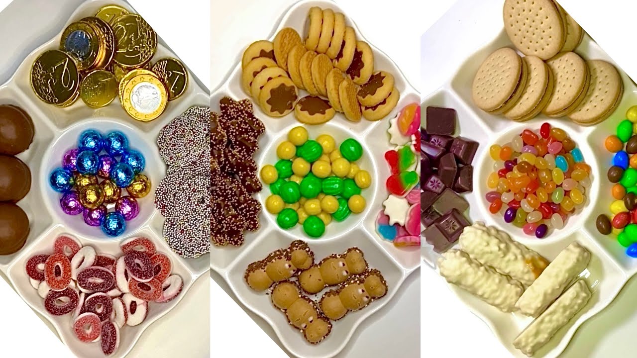 Sweet Platter ASMR &bull; Top Compilation &bull; Filling platter with sweets &bull; Relaxing &bull; Satisfying &bull; Calming