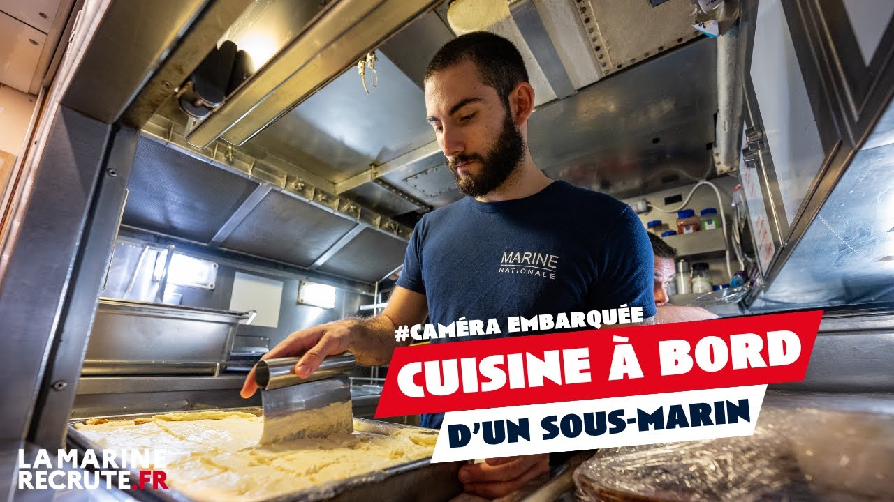 Cuisine à bord d'un sous-marin 🍽️