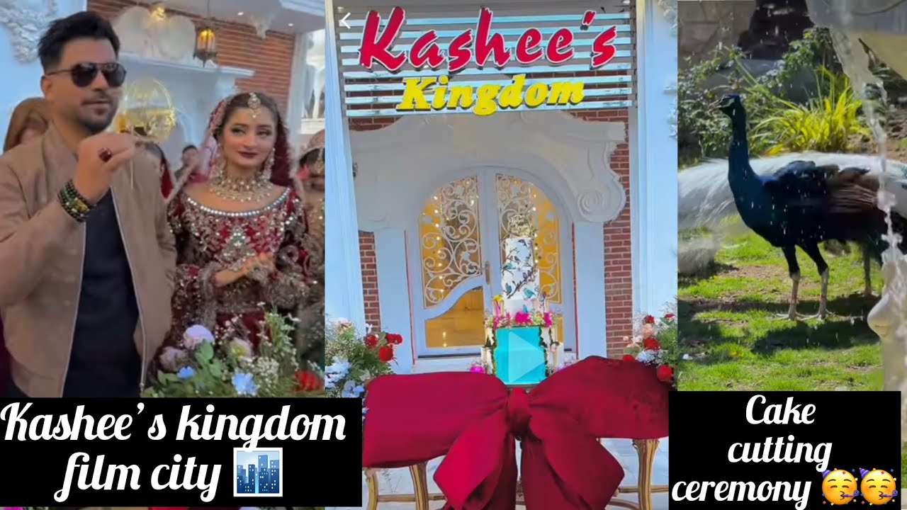 Cake cutting ceremony at Kashee’s kingdom film city 🏙️