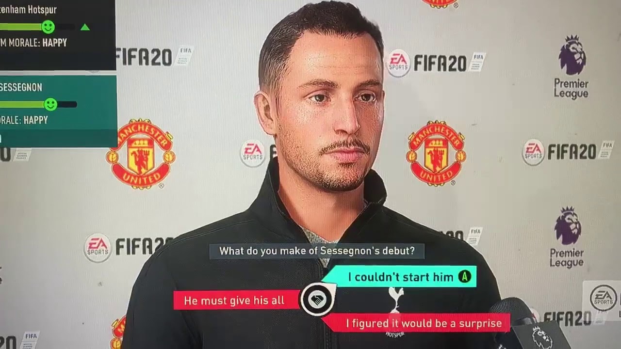 FIFA 20 Press Conference Career Mode Gameplay! LEAKED