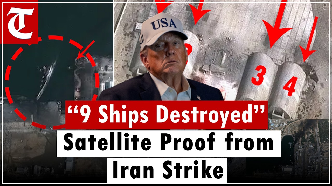 We Sunk 9 Ships”: Trump Monitors Epic Fury as Satellite Images Emerge