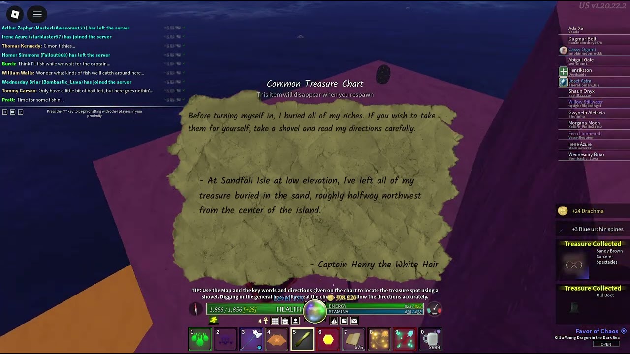 sandfall isle halfway northwest around sea level buried in the sand arcane odyssey