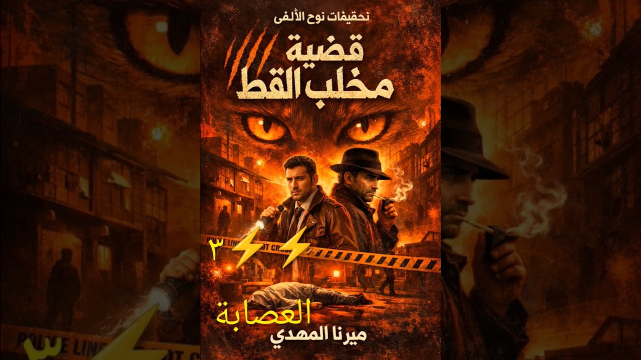 الحلقة الثالثة من رواية قضية مخلب القط مسموعة ⚡ عصابة  الرؤوس الخمس⚡