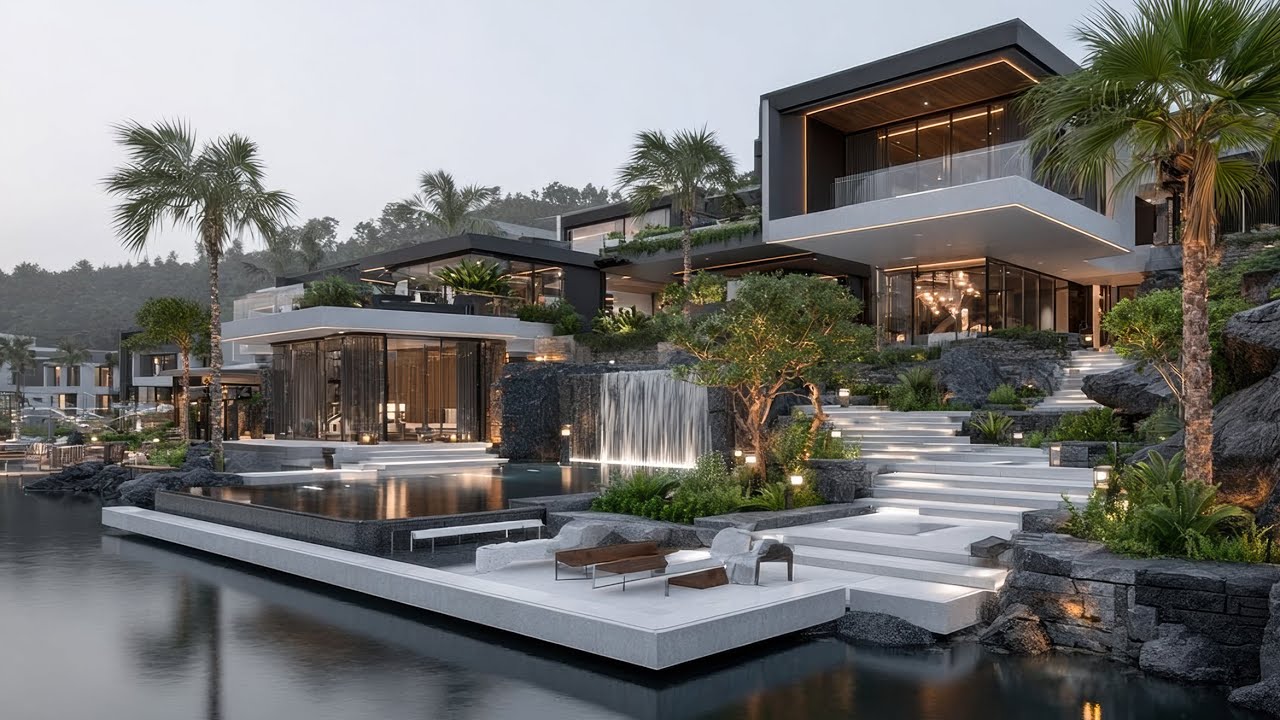 This Uncluttered Lakefront Mansion Feels Unreal - Quietest Luxury Ever Seen on Water