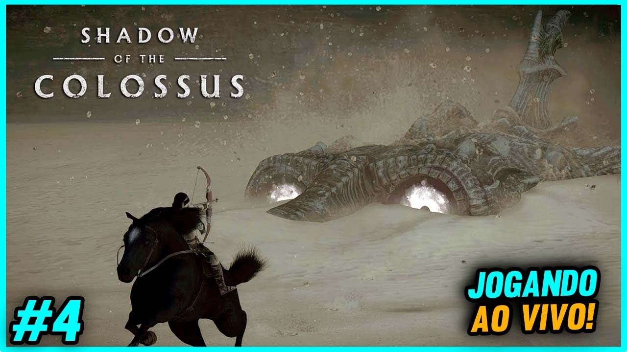 Barreto Jogando Shadow Of The Colossus AO VIVO! Parte #4 QU4TROOOO