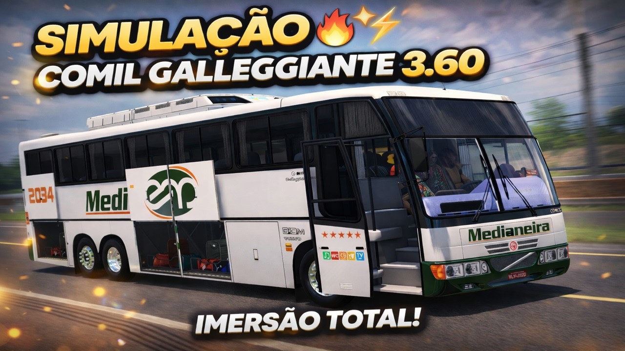 ✨ SIMULANDO COM NOSSO COMIL GALLEGGIANTE 3.60 🚌💨🔥 | ST MODS