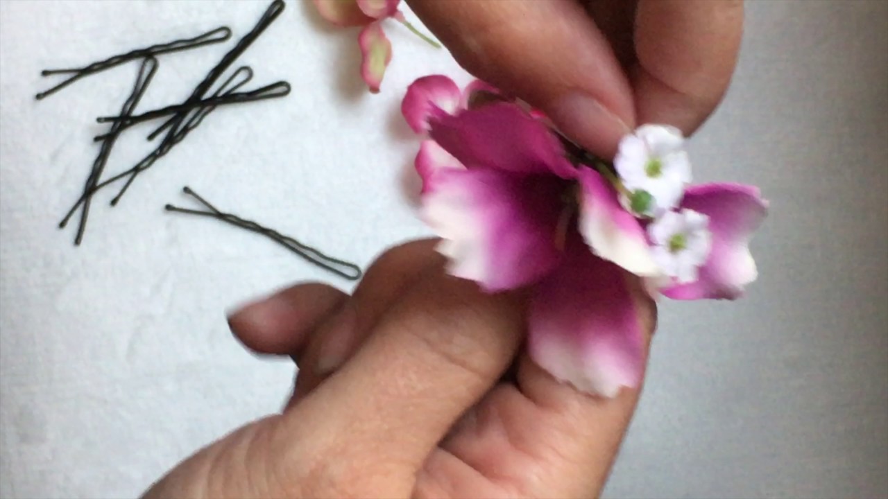 Easy Diy Flower Hair Pins