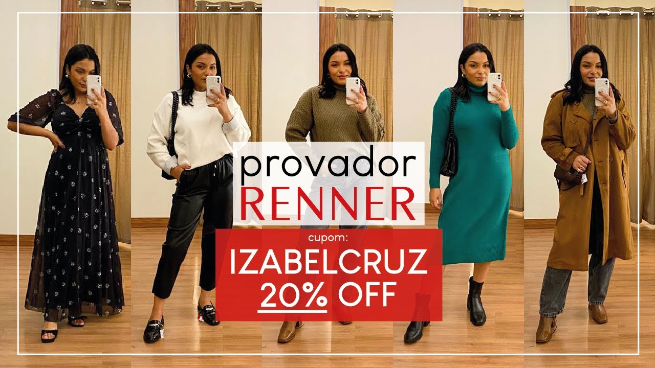 Provador Renner | Cupom de 20% Ativado | Looks de Inverno⛄