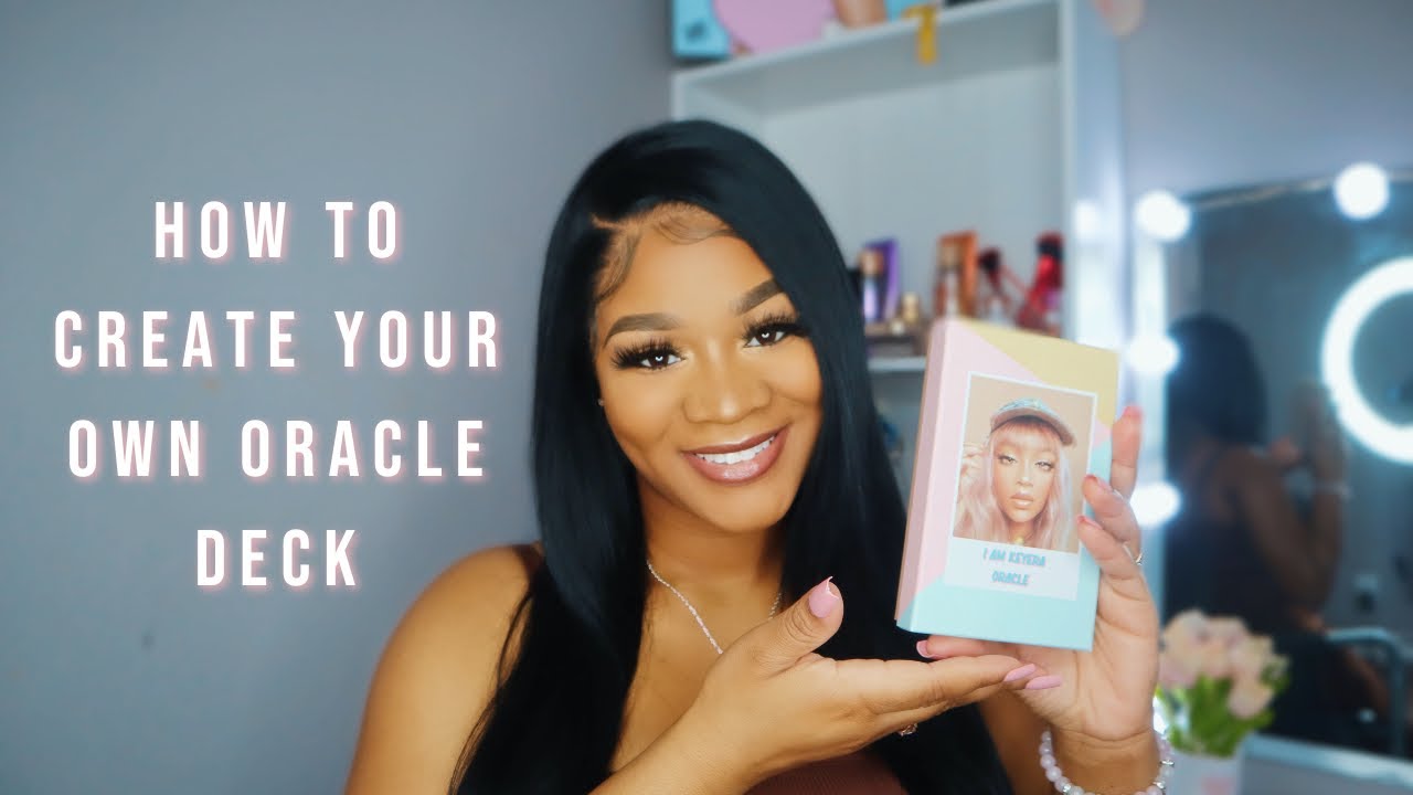 How To Create Your Own Oracle Deck | Easy Affirmation Cards Using Canva
