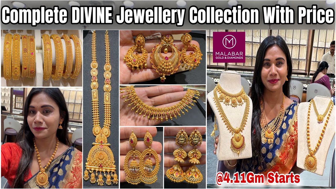 Malabar Gold *DIVINE COLLECTION* With Price Akshaya Tritiya Special✨| Malabar Gold Necklace Designs|