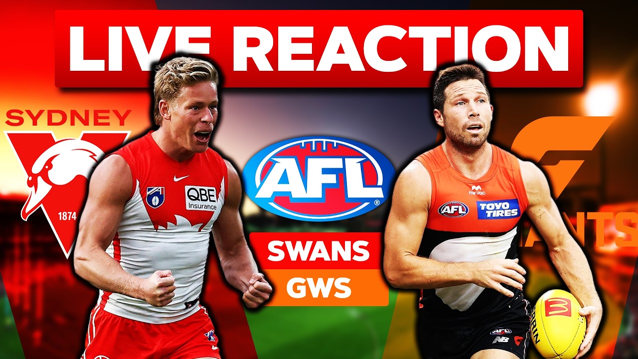 SYDNEY VS GWS | AFL LIVE REACTION (Ft. @SammyGFC)  2026