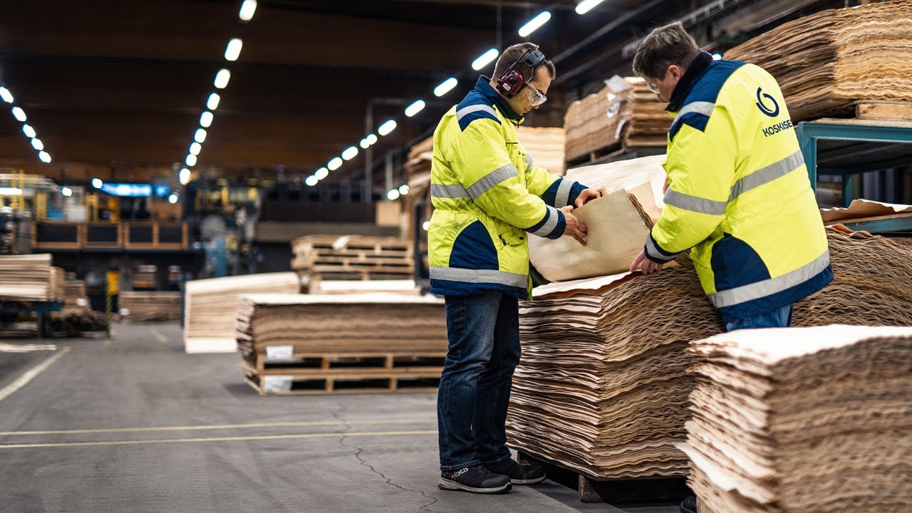 Koskisen's Thin Plywood Industry | Koskisen ohutvaneriteollisuus