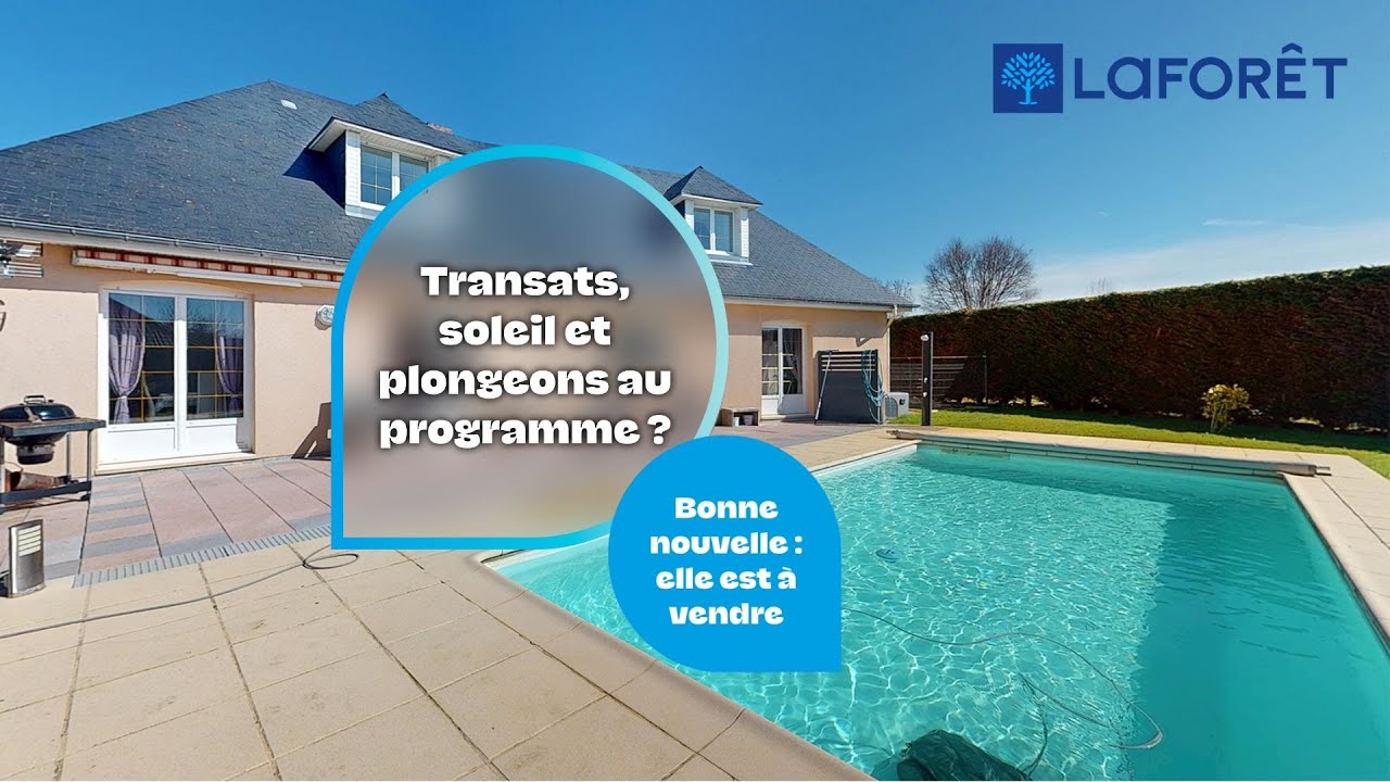 [&Agrave; VENDRE] Maison avec piscine &agrave; Saint-Jouin-Bruneval 💦 Charme, volume & plongeon garanti !