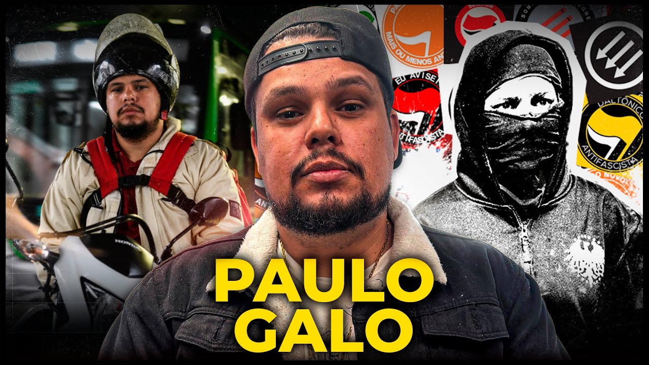 PAULO GALO (GALO DE LUTA) - ANTIFASCISTA e MILITANTE - PODCAST 3 IRMÃOS #832