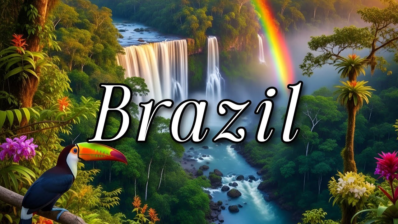 Brazil 4K - Beautiful Tropical Country | Scenic Relaxation Film