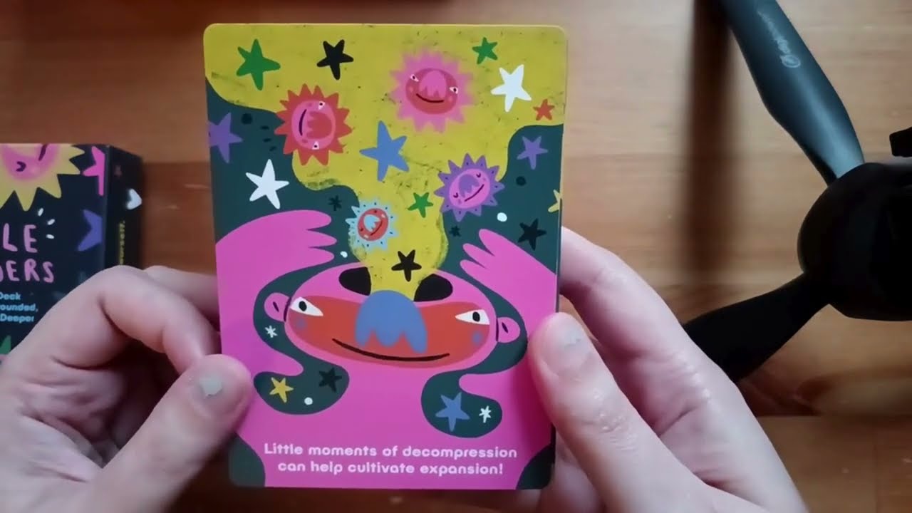 A cozy chat featuring my 5 favourite self care oracle decks