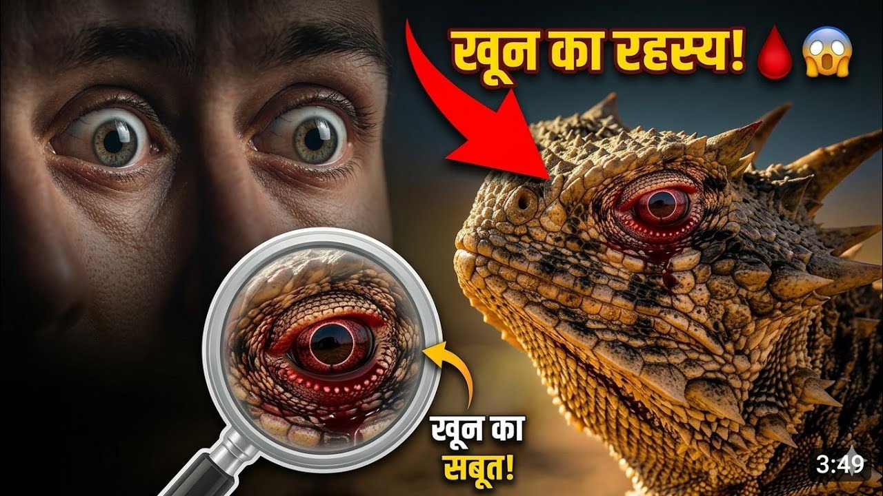 Horned Lizard Secret 🦎 | Nature Mystery #Wildlife #Nature