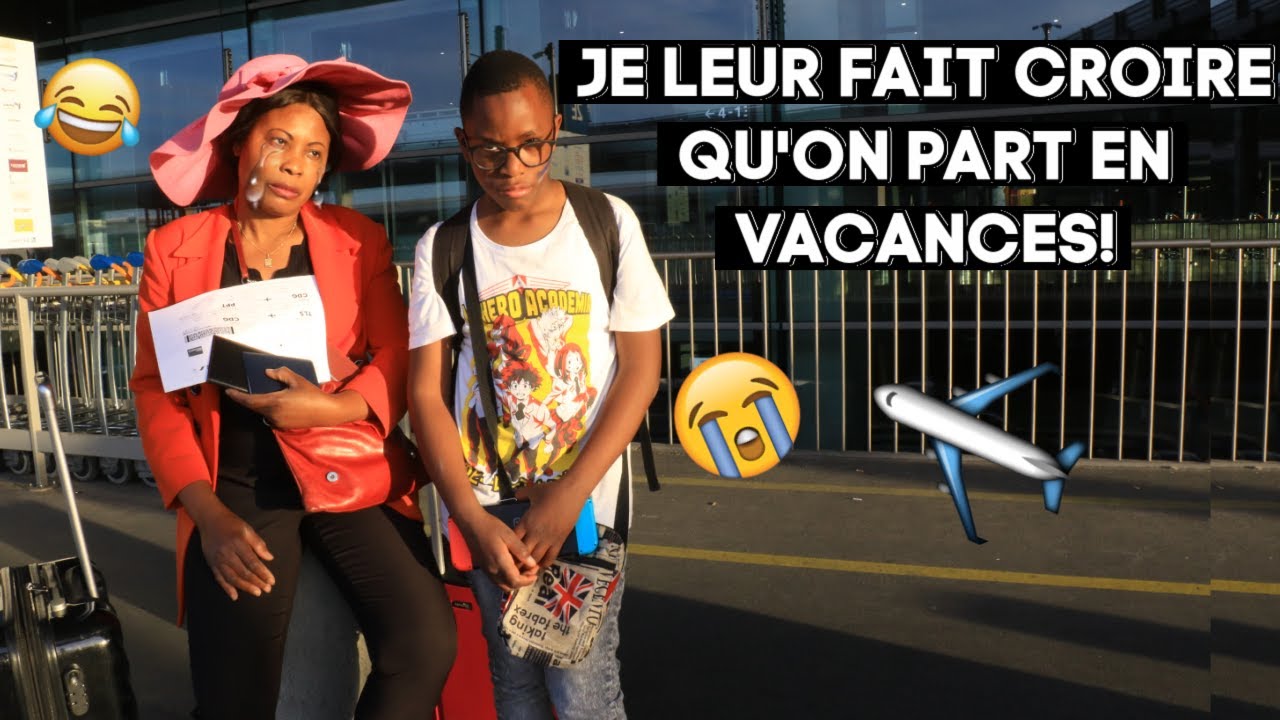 PRANK : MAMAN , ON PART A BORA BORA ( elle a peté un plomb)