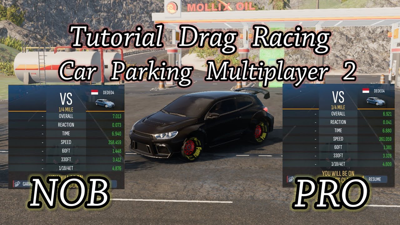 Tutorial drag race cara pakai VW SCIROCCO. Wajib perhatikan sampai akhir!! 