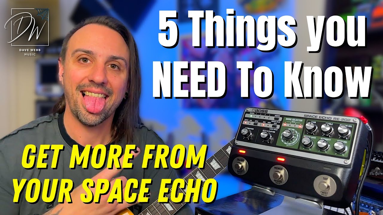BOSS RE-202 Space Echo - 5 Settings You NEED To Know