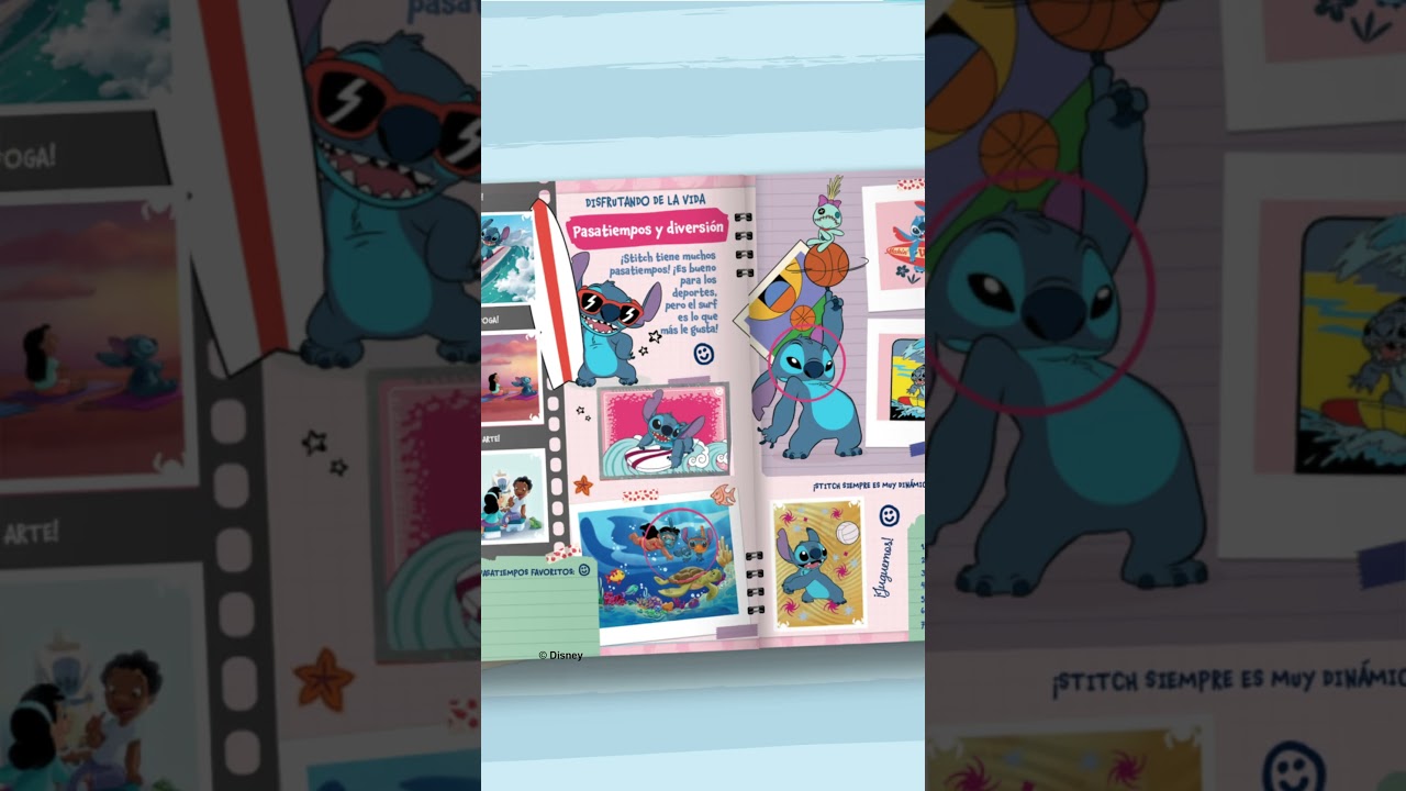 ALBUM DE FIGURITAS STITCH