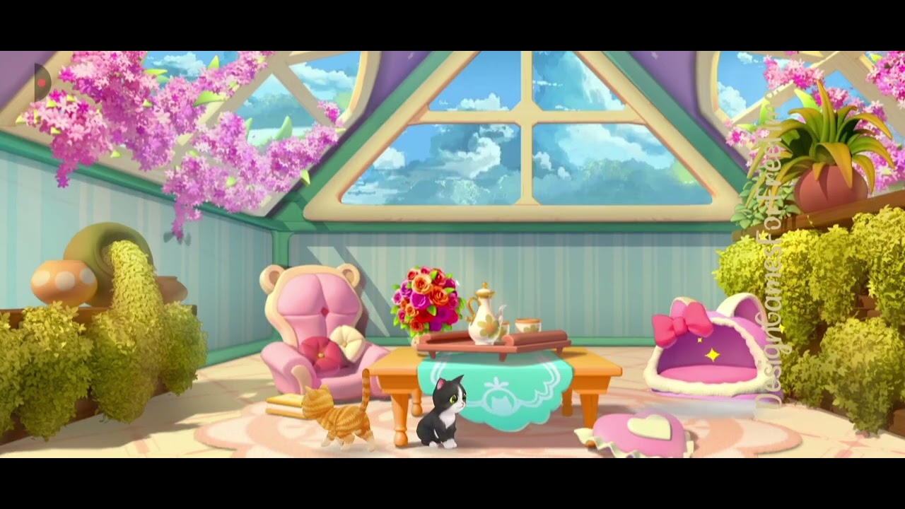 Kitten Match - Levels 7-9 gameplay cute match 3 puzzle design decor build casual game walkthrough