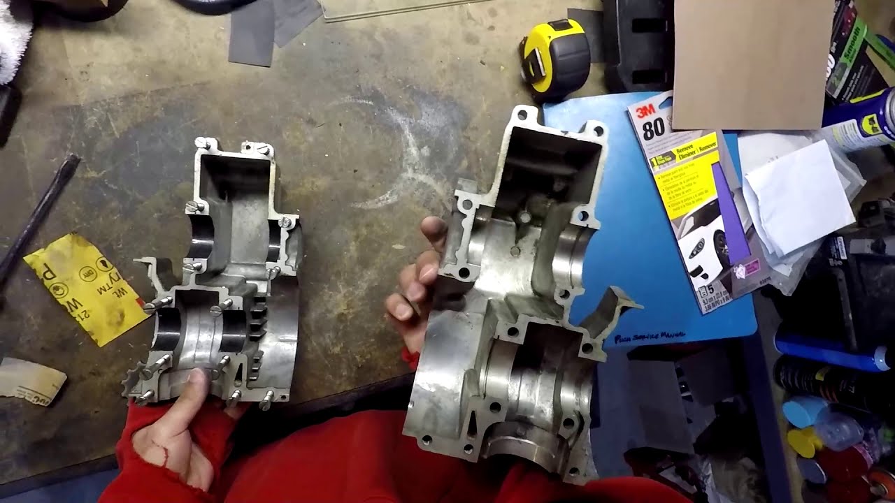 70cc Puch Maxi Build Ep01 - Engine Case Prep | JHG