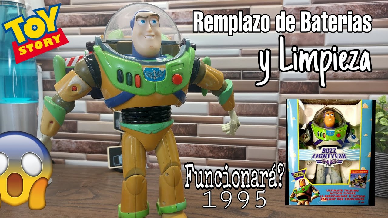 Buzz Lightyear #Vintage de 1995 | Baterias y Limpieza | #toystory  #buzzlightyear
