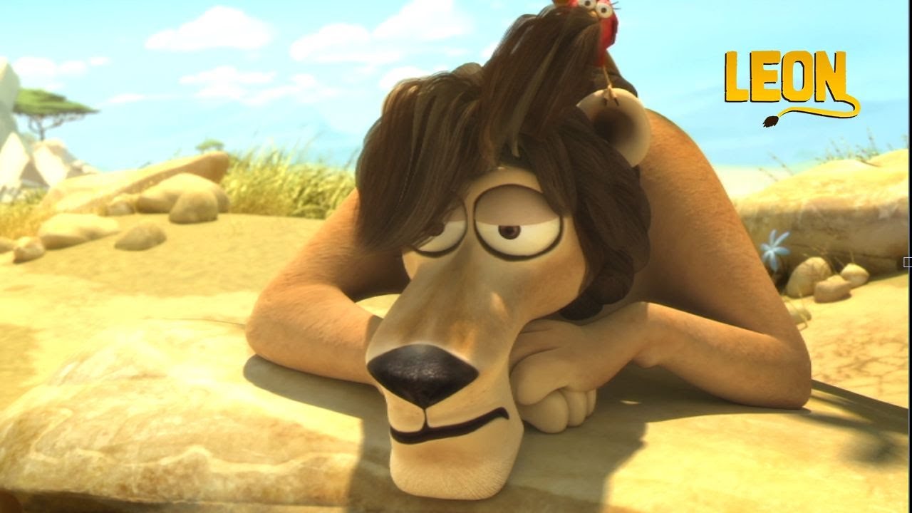 The King Of Laughter | Leon the Lion | 60' Compilation | Crazy animals