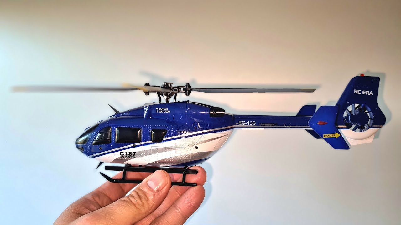 RC Helikopter C187 von RC ERA mit Höhenhaltesensor und optischen Sensor - unboxing