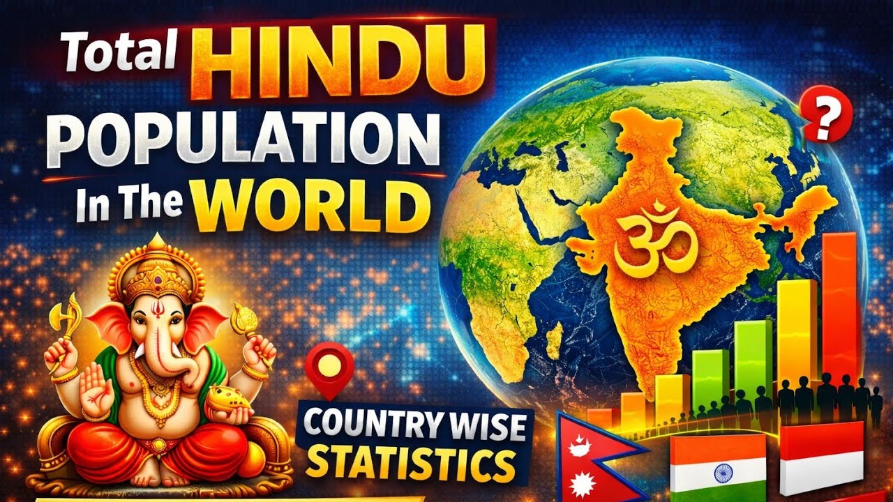 Top Countries by Hindu Population 🌍 | 2025 Data 🚩