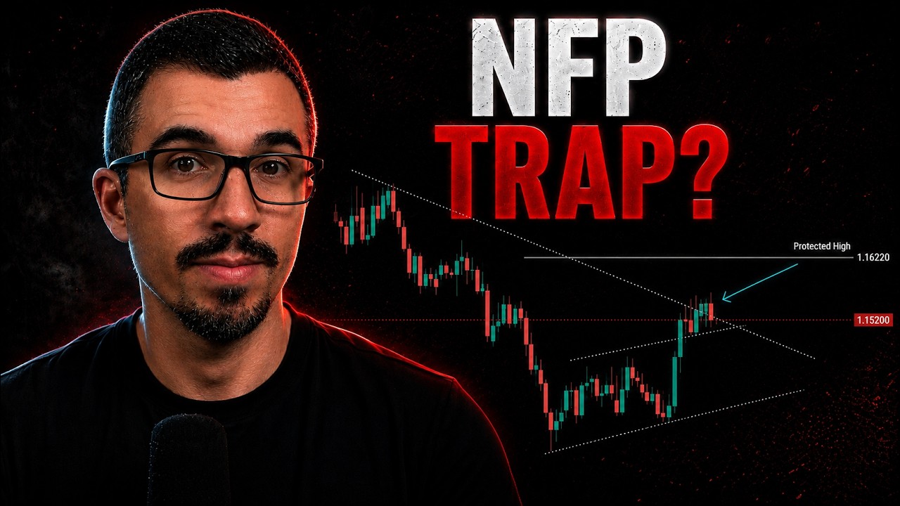 EURUSD в ловушке на критических уровнях перед публикацией NFP | DXY и GBPUSD