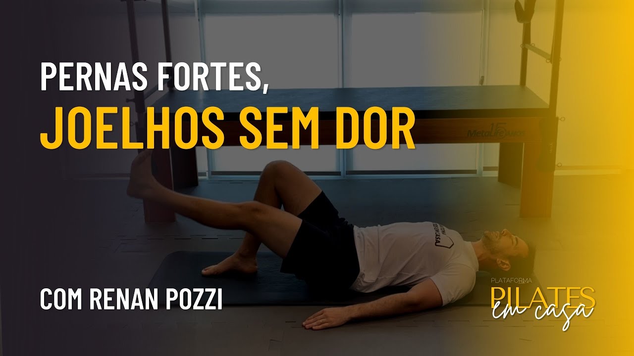 Pilates em casa: Pernas fortes, joelhos SEM DOR